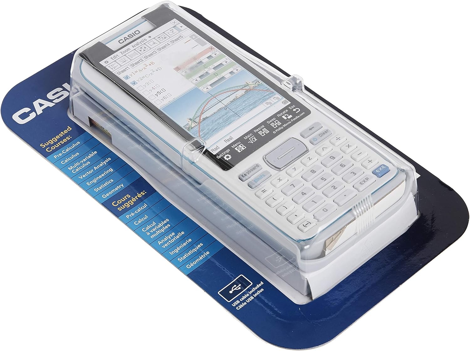 image:imageCasio fxCG500 Graphing Calculator Touchscreen with Stylus CAS Functionality DragandDrop Ideal for Advanced Math Calculus amp Engineering