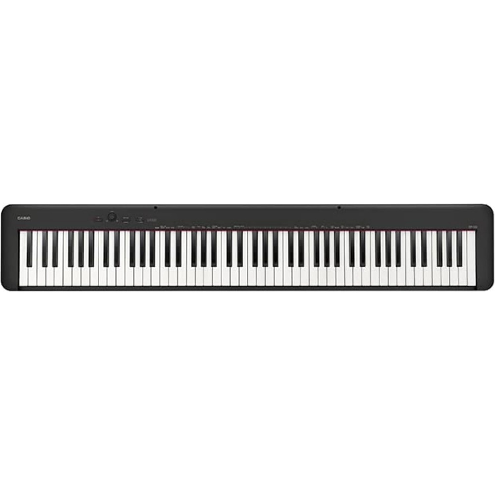 image:imageCasio CDPS160 88Key Weighted Digital Piano with Scaled Hammer Action Keyboard Duet Mode for Students Realistic Feel Slim amp Portable BuiltIn Tones Effects USBMIDI Speakers RedBlack