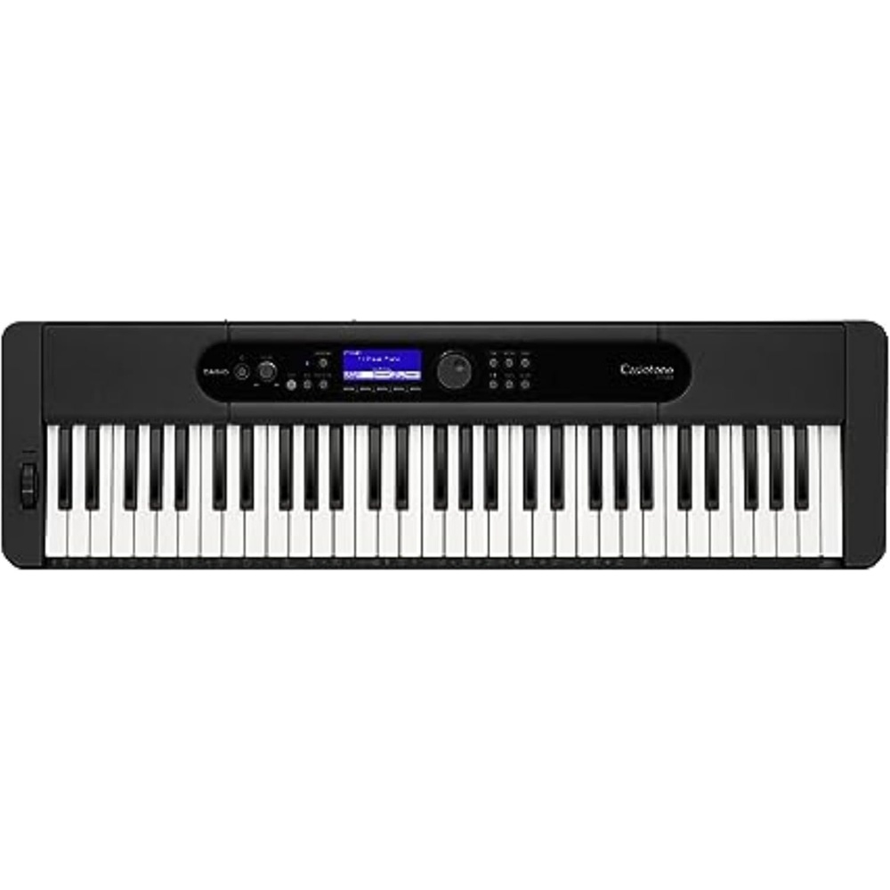 image:imageCasio Casiotone CTS400 61Key TouchResponsive Portable Keyboard AiX Sound 600 Tones 200 Rhythms Pitch Bend USBMIDI Surround Speakers Chordana App Compatible Lightweight amp TravelReadyKeyboard