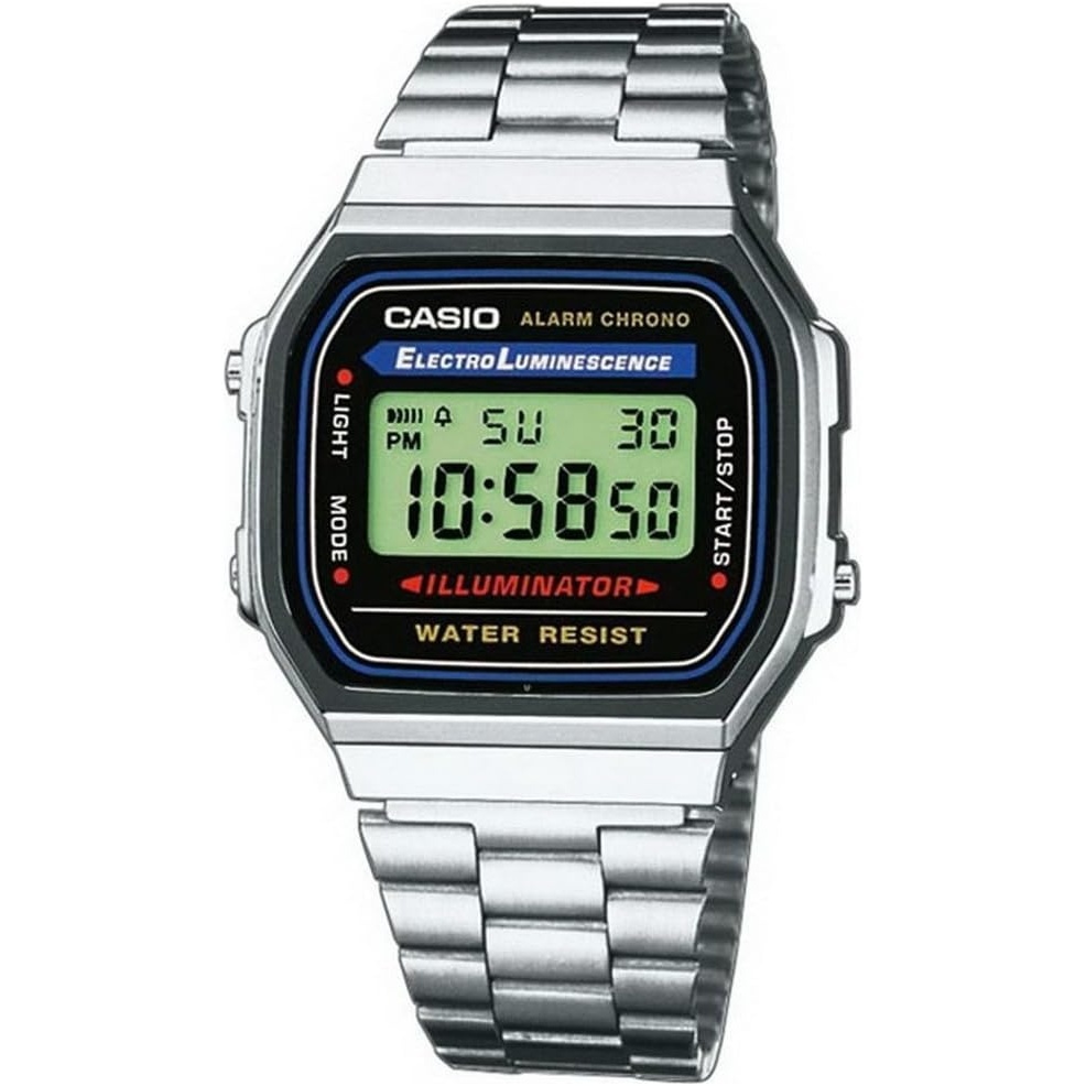 image:imageCasio Collection Unisex Adults Watch A168WASILVER