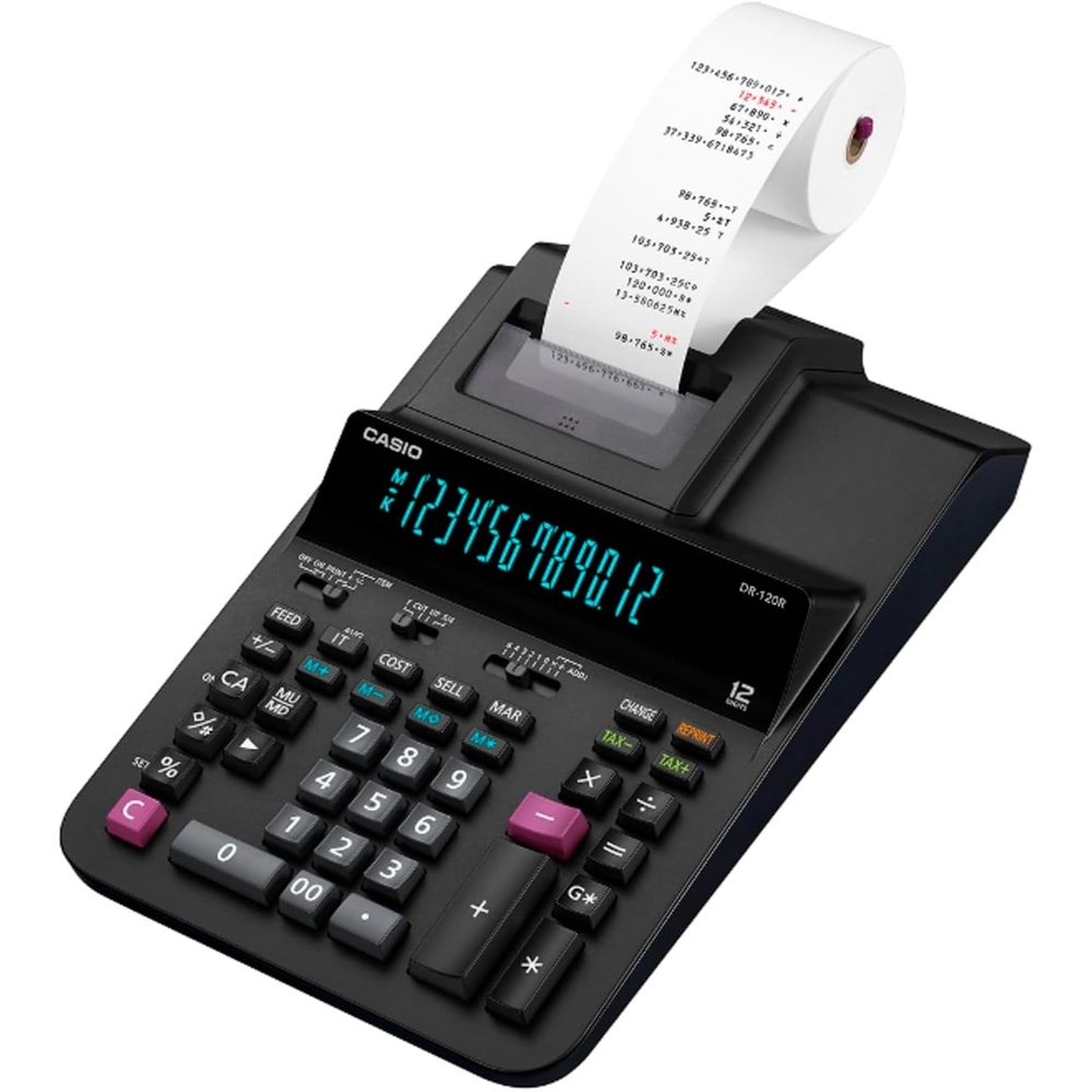 image:imageCasio DR120R Fullsized Desktop Printing Calculator New version of The FR2650TM