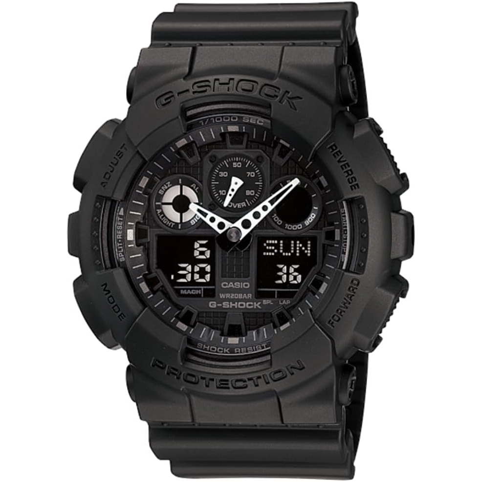 image:imageCasio GShock GA1001A1 Mens Tough AnalogDigital Watch 200M Water Resistant Shock amp Magnetic Resistant Sporty amp Rugged Design