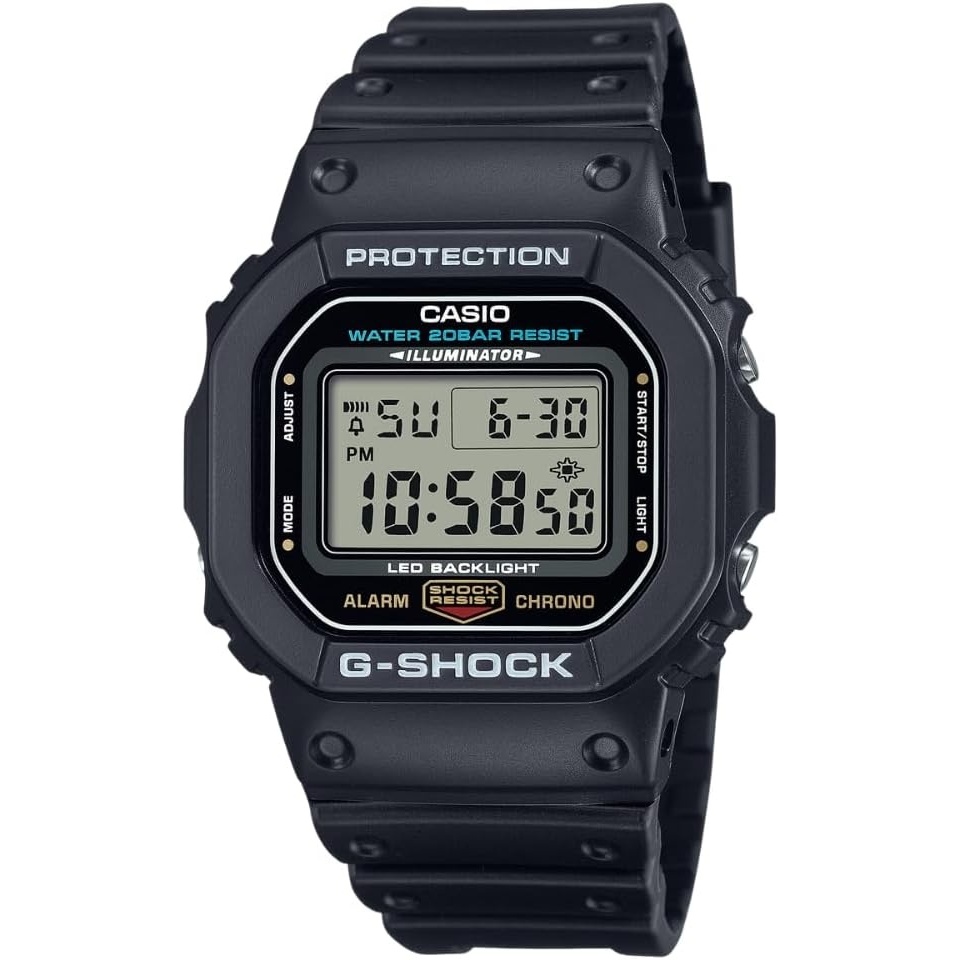 image:imageCasio GShock Shock Resistant DW5600UE1V Mens Water Resistant Black Resin Sport Watch