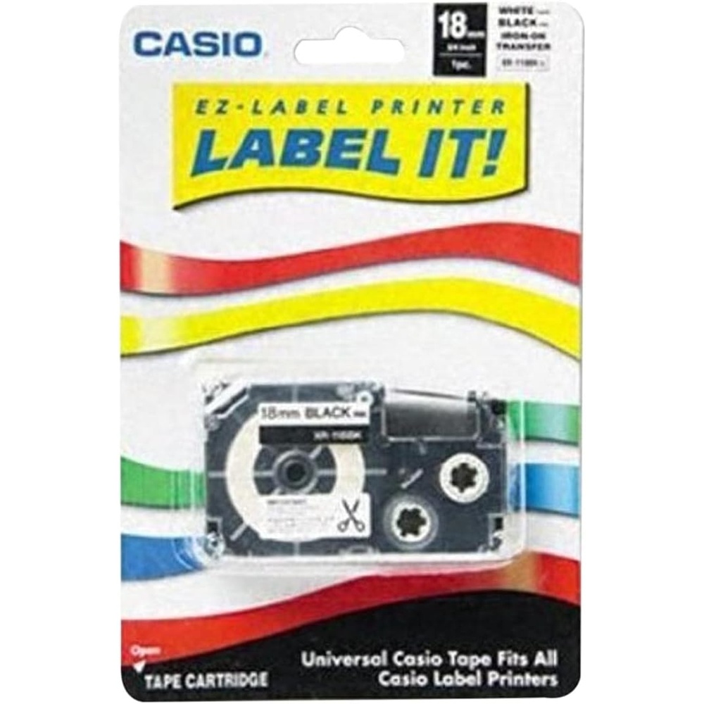 image:imageCasio Inc XR118BK Tape Cassette for EZLabel Printer White