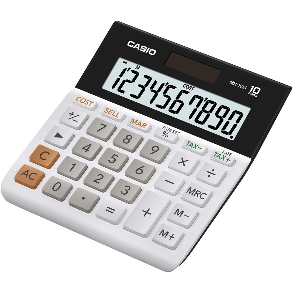 image:imageCasio MH10M Desktop Calculator Large 10Digit Display CostSellMargin amp Tax Functions Ideal for Home amp Office Use