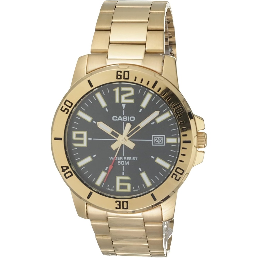 image:imageCasio Mens Diver Style Stainless Steel WatchGold