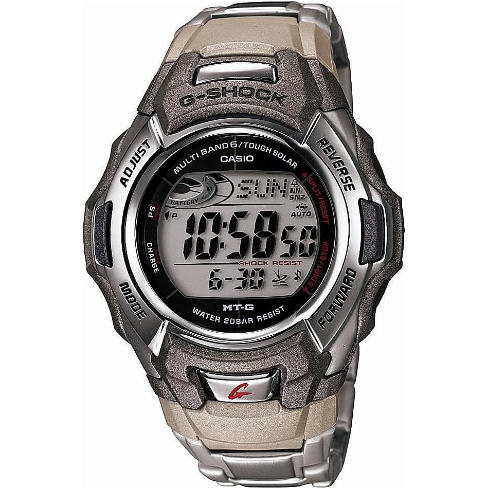 image:imageCasio Mens GShock MTGM900DA8CR Tough Solar Atomic Stainless Steel Sport Watch