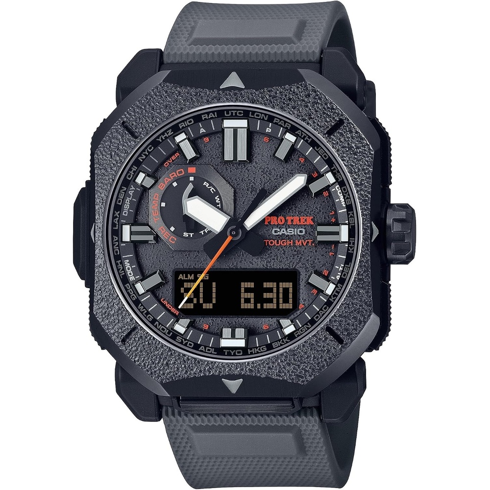 image:imageCasio PRW6900BF Series Pro Trek 100M WR 1100 SEC Stop Watch CompassAltBaroThermo Tough Solar PowerAtomic Timekeeping 1100 SEC Stopwatch Countdown Timer World TimeBlack