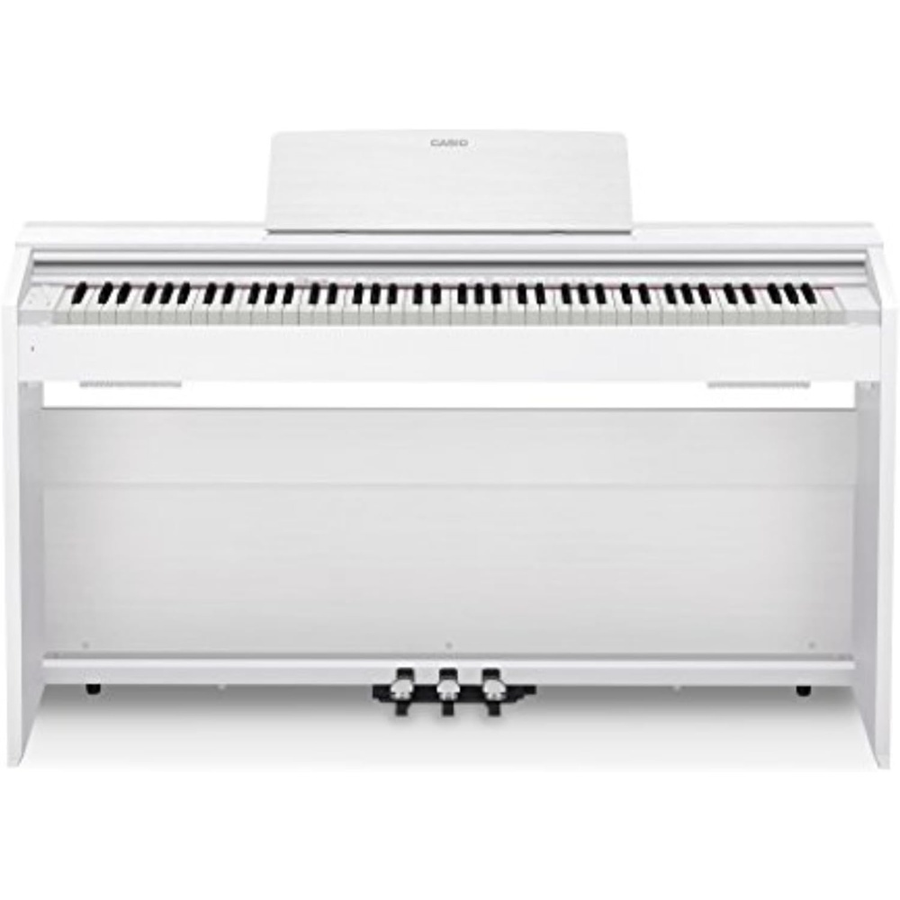 image:imageCasio Privia PX870 88Key Weighted Console Digital Piano TriSensor II Scaled Hammer Action Keys Elegant Design Powerful 40W 4Speaker Sound Concert Play USBMIDI WhiteWhite
