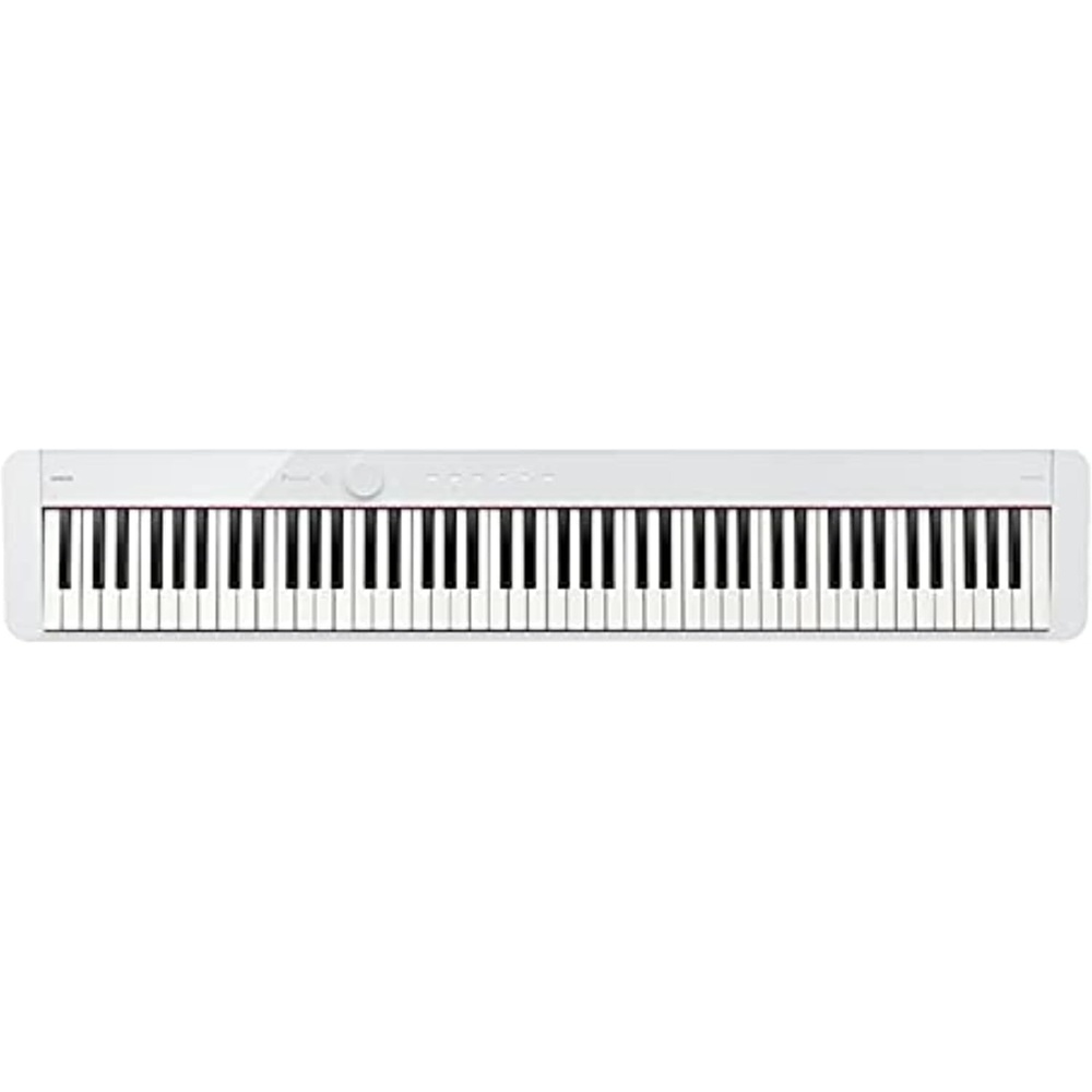image:imageCasio Privia PXS1100 88Key TouchResponsive Weighted Digital Piano UltraPortable Superior Sound German Grand Tone Bluetooth Casio Music Space App Gloss Black FinishWhite