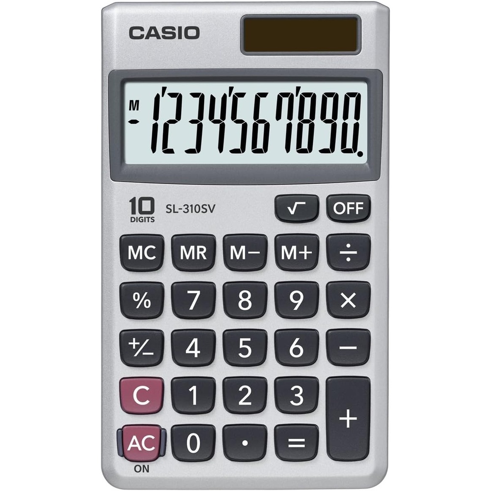 image:imageCasio SL310SV Sloar Powered Standard Function Calculator