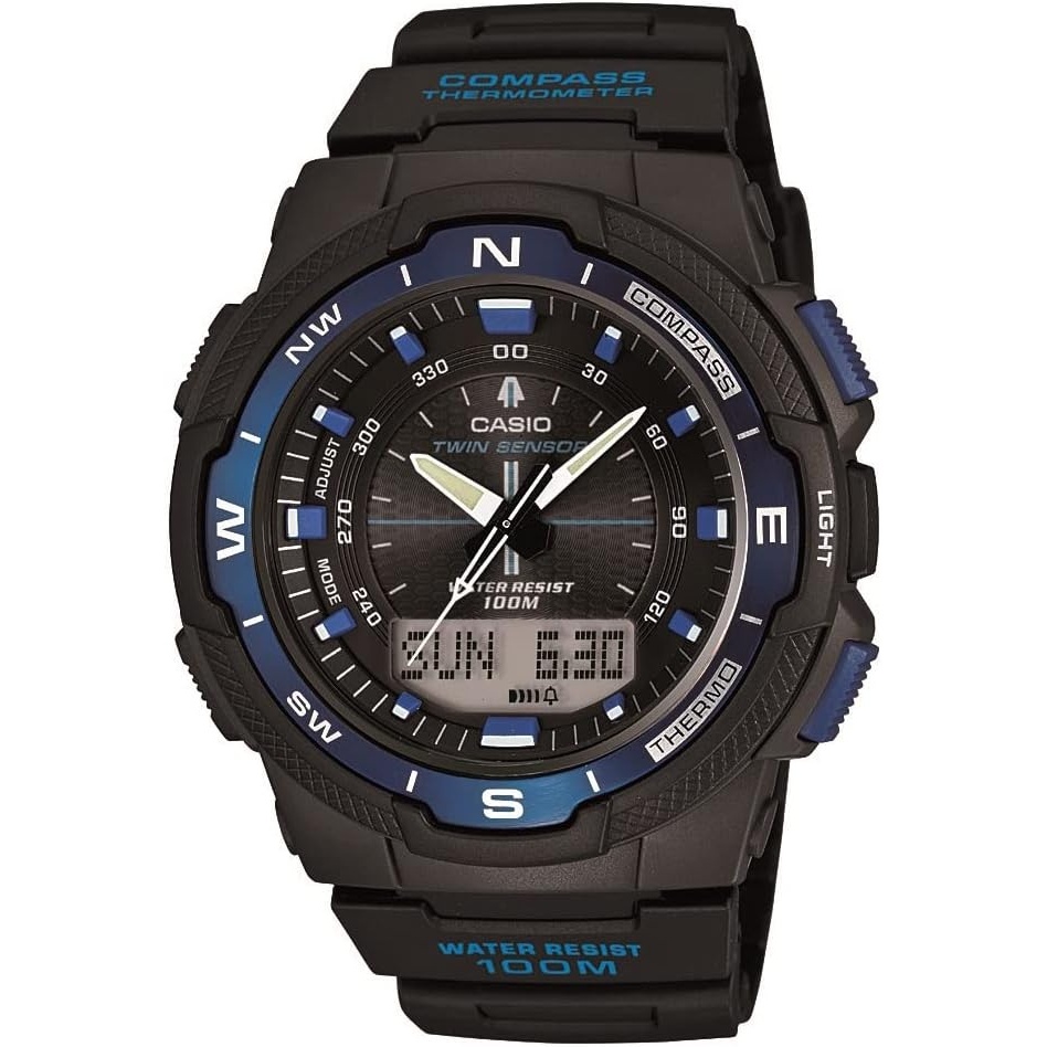 image:imageCasio Sports JapaneseQuartz Watch with Resin Strap Black 18 Model SGW500H2BV