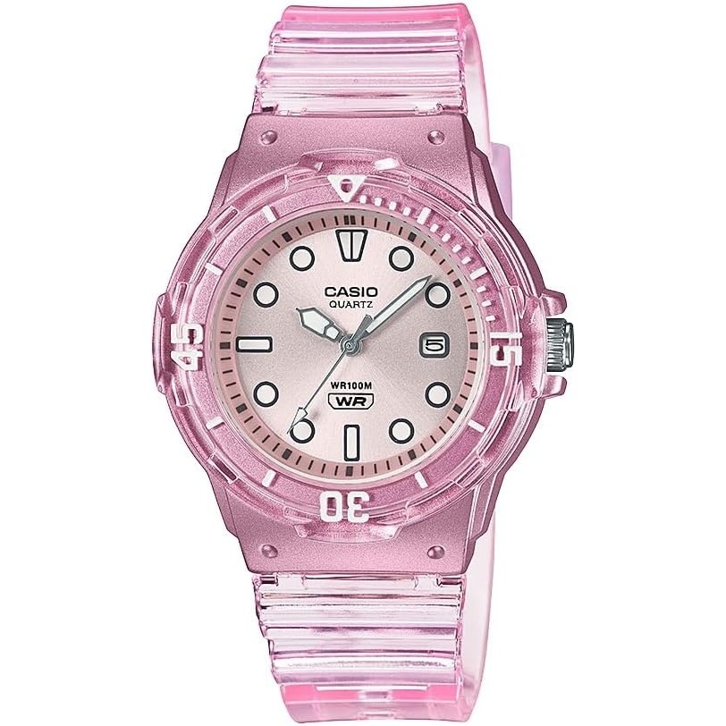 image:imageCasio Womens Dive Series Quartz Transparent Resin Casual Watch LRW200HSPink