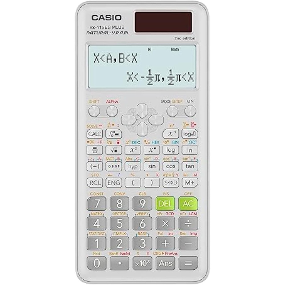 image:imageCasio fx115ES Plus 2nd Edition Advanced Scientific Calculator 280 Functions Natural Textbook Display Ideal for Math Science Engineering amp StatisticsCalculator