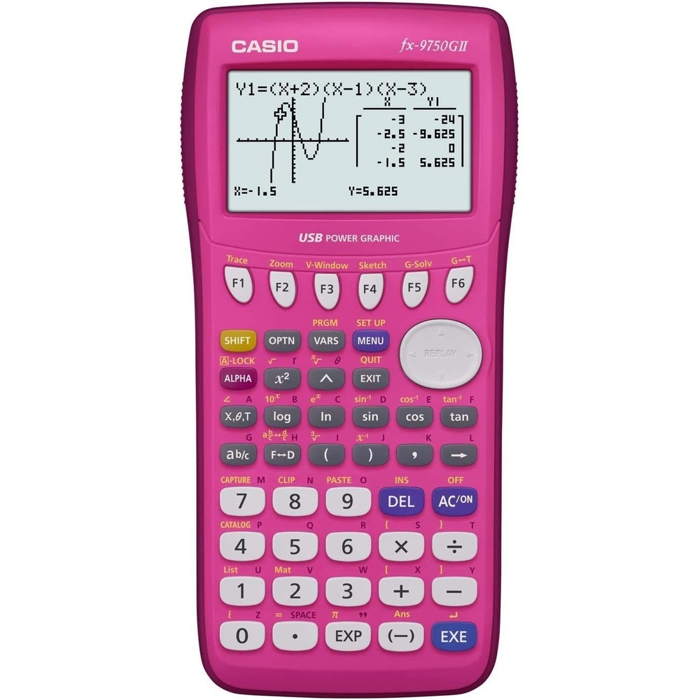 image:imageCasio fx9750GII Graphing Calculator Pink FX9750GIIPKPink