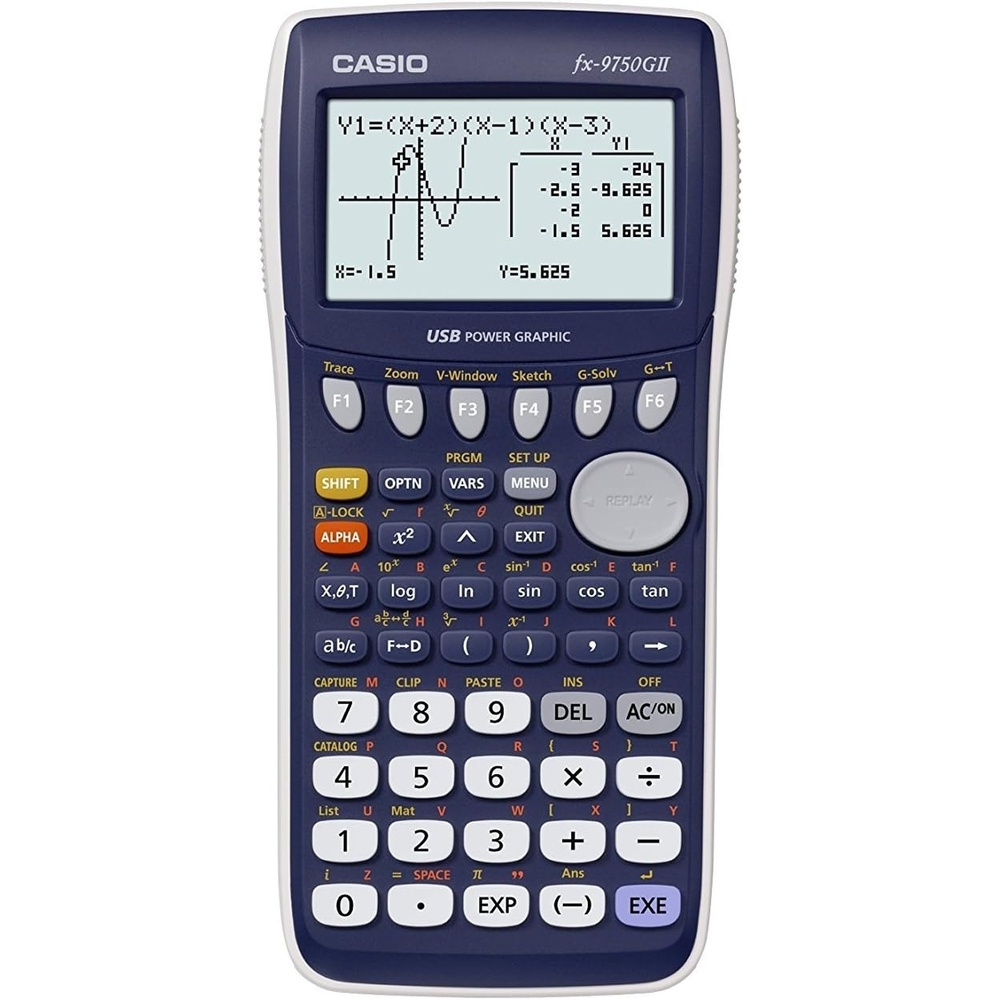 image:imageCasio fx9750GII Graphing Calculator Pink FX9750GIIPKWhiteBlue