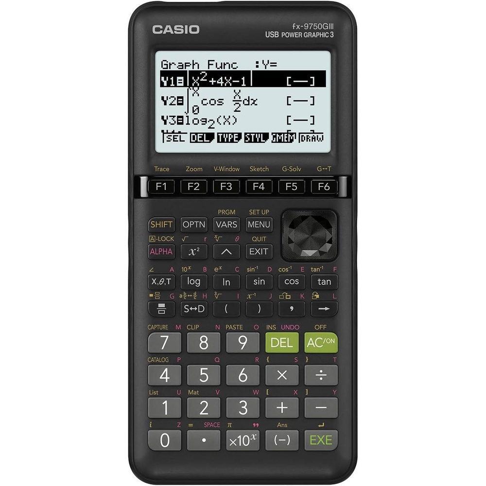 image:imageCasio fx9750GIII Graphing Calculator Natural Textbook Display Python Programming Ideal for Exams STEM amp Advanced Math BlackBlack