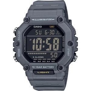Casio AE-1600H Series | Black | 10-Year Battery | LED Illuminator | Digital Watch(Grey)