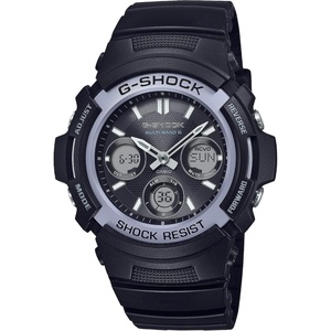 Casio AWG-100 M100 Series | G-Shock Fire Package | Men’s Analog-Digital Solar Watch | Black | 200M WR | Multi Band 6 | World Time | Countdown Timer | Auto Calendar | 5 Alarms | Shock Resistant