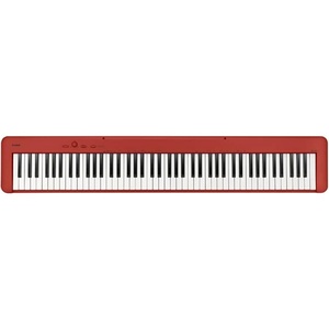 Casio CDP-S160 – 88-Key Weighted Digital Piano with Scaled Hammer Action Keyboard | Duet Mode for Students | Realistic Feel, Slim & Portable | Built-In Tones, Effects, USB-MIDI, Speakers | Red(Red)