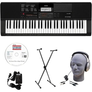 Casio CT-X700 – Portable 61-Key Keyboard | 600 Tones, 195 Rhythms, and AiX Sound Engine | Perfect for Any Musician(Educational Pack)