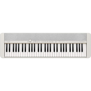 Casio Casiotone CT-S1 – 61-Key Touch-Sensitive Retro Keyboard | Sleek, Portable Design for Beginners to Pros | Stereo Grand Piano + 60 AiX Tones | USB-MIDI Connectivity | Red(White)