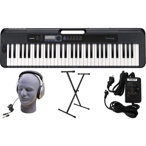 Casio Casiotone CT-S300 – Portable Keyboard | Touch-Sensitive | 400 Tones, 77 Rhythms & Pitch Bend | Ideal for Music Creation Anytime, Anywhere(Premium Pack)