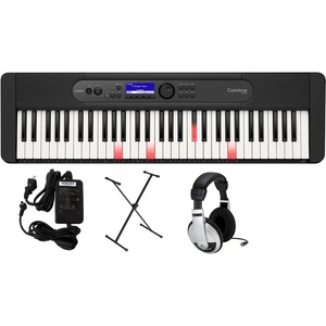 Casio Casiotone LK-S450 – 61-Key Touch-Responsive Portable Keyboard with Key Lighting System | 600 Tones, 200 Rhythms, Step-Up Lessons, USB-MIDI, Surround Sound, Chordana App Compatible(Premium Pack)