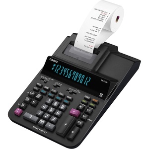 Casio DR-210R Printing Calculator, Black, 4.4″ x 8.4″ x 15″