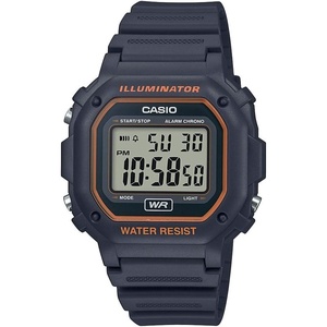 Casio F108WH Series | Men’s Digital Watch | Illuminator | Water Resistant | LED Light | Daily Alarm | 1/100 SEC Stopwatch | 3 Hands (HR, Min, SEC) | Date/Day Display | Daily Alarm | 7 Year Battery(Gray)