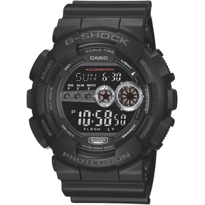Casio G-Shock GD100-1B | Men’s Tough Digital Watch | 200M Water Resistant | High-Brightness LED | Dual Time & 7-Year Battery