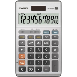 Casio Inc. JF-100BM Standard Function Calculator,Multicolor, 4 1/4 x 6 7/8(1 Count (Pack of 1))