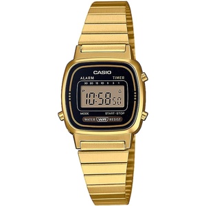 Casio LF20W G-Shock Series | Unisex Digital Watch | Black | WR | 1/100 SEC Stopwatch | World Time | LED Light | Full Auto Calendar | Regular Time Keeping (HR, Min, SEC, PM, Date, Day) | 3 Year Battery(Gold)