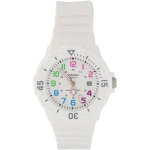 Casio MDV106 Series | Unisex Analog Watch | 200M WR | Stainless Steel Case | Resin Band | 2 Hand Analog (HR, Min, SEC) | Date Display | Screw Down Crown/Screw Down Caseback | 3 Year Battery(White)