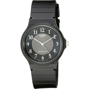 Casio MQ24 Series | Quartz Analog Watch for Men | Water Resistant | Resin Case | Resin Band | Resin Glass | Three Hand Analog (HR, Min, SEC) | Classic Casio Design | 3 Year Battery(Grey)