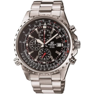 Casio Men’s EF527D-1AV “Edifice” Stainless Steel Multi-Function Watch