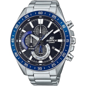 Casio Men’s Quartz Sport Watch with Stainless Steel Strap, Silver-Tone, 22 (Model: EFV620D-1A2V), TBA