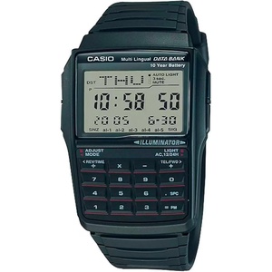 Casio Men’s Vintage DBC32-1A Data Bank White Digital Watch