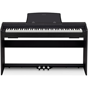 Casio Privia PX-770 – 88-Key Weighted Console Digital Piano | Tri-Sensor II Scaled Hammer Action Keys | AiR Sound Source, 19 Tones, Concert Play, 16W Stereo Speakers, USB-MIDI | Elegant Brown Cabinet(Black)