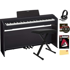 Casio Privia PX-870 – 88-Key Weighted Console Digital Piano | Tri-Sensor II Scaled Hammer Action Keys| Elegant Design | Powerful 40W 4-Speaker Sound, Concert Play, USB-MIDI(Black)