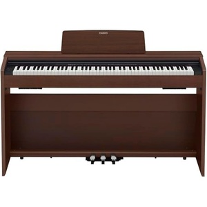 Casio Privia PX-870 – 88-Key Weighted Console Digital Piano | Tri-Sensor II Scaled Hammer Action Keys| Elegant Design | Powerful 40W 4-Speaker Sound, Concert Play, USB-MIDI | White(Brown)