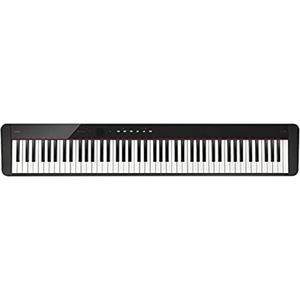 Casio Privia PX-S1100 – 88-Key Touch-Responsive Weighted Digital Piano | Ultra-Portable | Superior Sound | German Grand Tone, Bluetooth, Casio Music Space App | Gloss Black Finish(Black)
