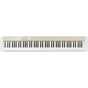 Casio Privia PX-S1100 – 88-Key Touch-Responsive Weighted Digital Piano | Ultra-Portable | Superior Sound | German Grand Tone, Bluetooth, Casio Music Space App | Gloss Black Finish(Mellow Beige)