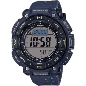 Casio Pro Trek Tough Solar Environmentally Friendly Bio-Based Resin Digital Watch(Blue)