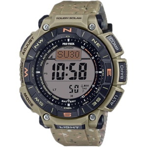 Casio Pro Trek Tough Solar Environmentally Friendly Bio-Based Resin Digital Watch(Tan)