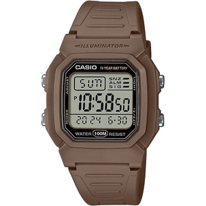 Casio W800HG Series | Men’s Digital Watch | 100 Meter Water Resistance | Multi Function Alarm | 100 SEC Stopwatch | Auto Calendar | Countdown Timer | LED Light | Dual Time| 10 Year Battery(Beige)