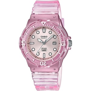 Casio Women’s ‘Dive Series’ Quartz Transparent Resin Casual Watch LRW-200HS(Pink)