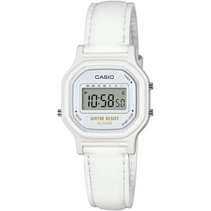 Casio Women’s ‘Vintage’ Quartz Resin Casual Watch, Color:White(White)