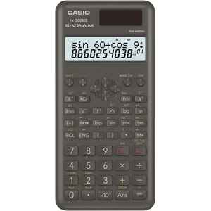 Casio fx-300MS Plus 2nd Edition – Standard Scientific Calculator with 2-Line Display | 10-Digit LCD, Trig, Stats, Fractions | Ideal for High School Algebra, Trigonometry & Test Prep(Calculator)